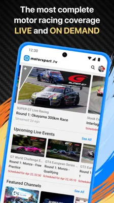 Motorsport.tv android App screenshot 0